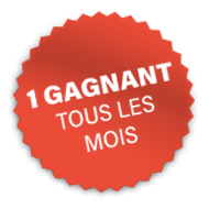 un gagnant tous les mois
